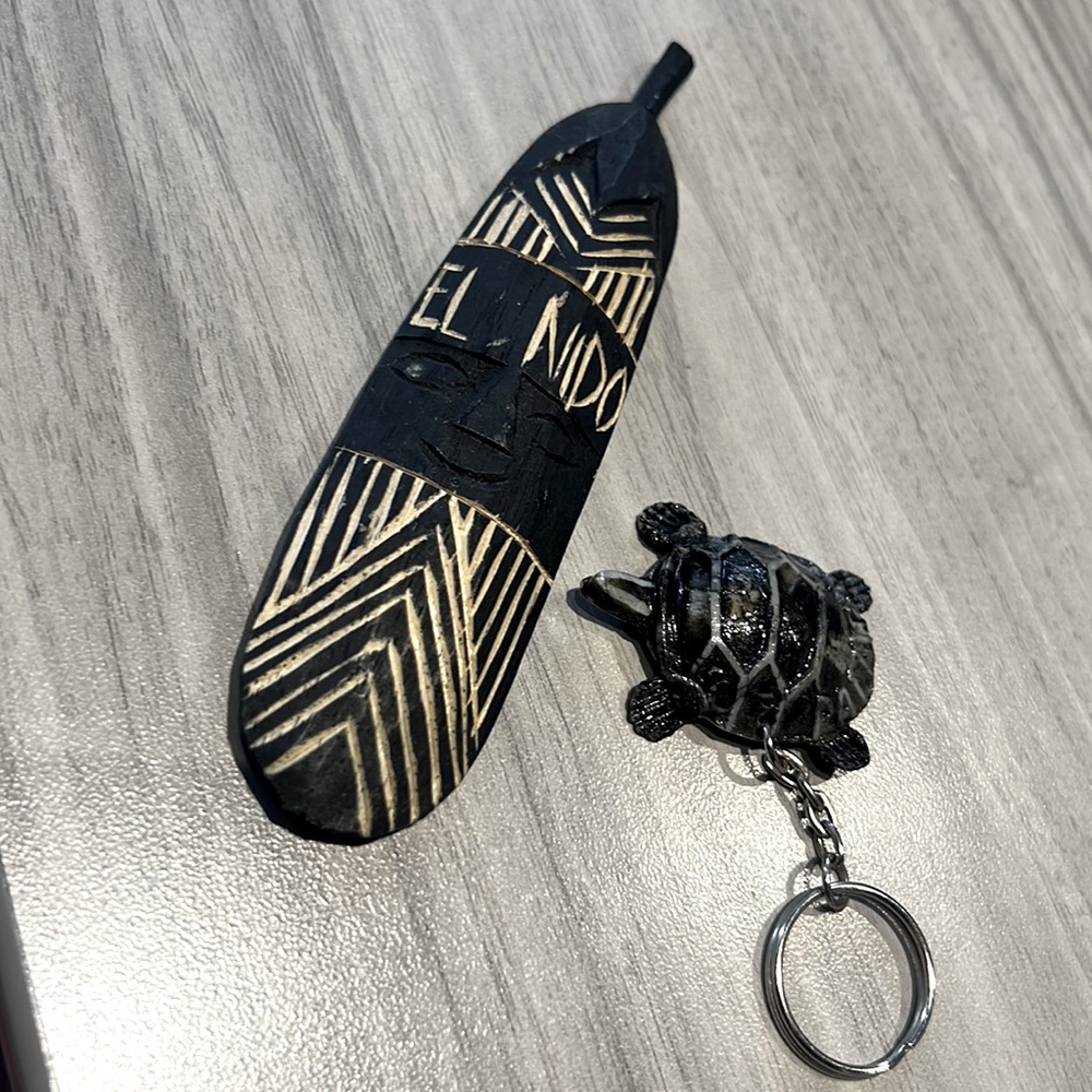 Magnet & turtle key chain from the Philippines